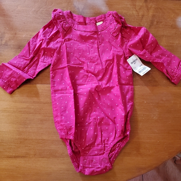 NWT Oshkosh Long Sleeve Onesie
